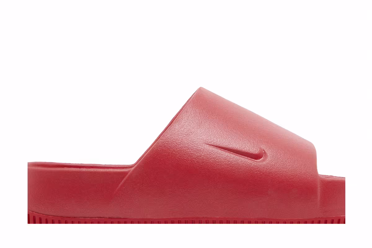 Nike Calm Slide University Red, view 3