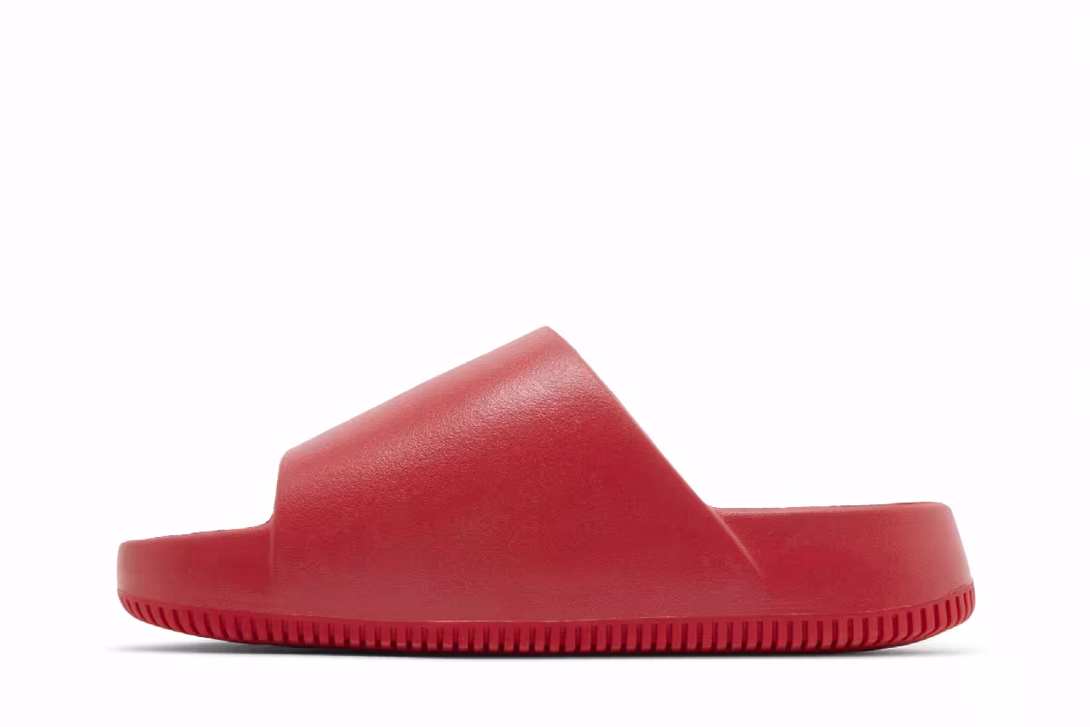 Nike Calm Slide University Red, view 4