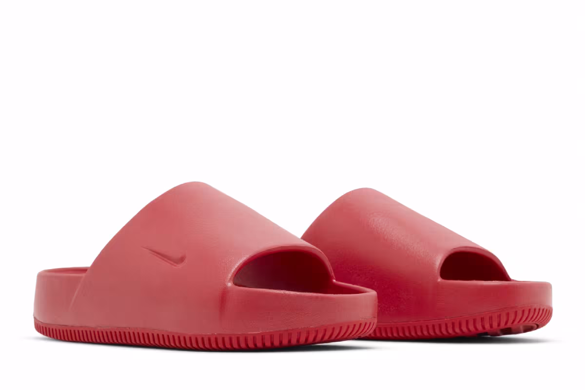 Nike Calm Slide University Red, view 9
