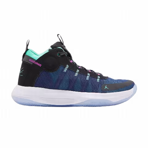 Air Jordan Jumpman 2020 'Black Green Glow Blue Void'