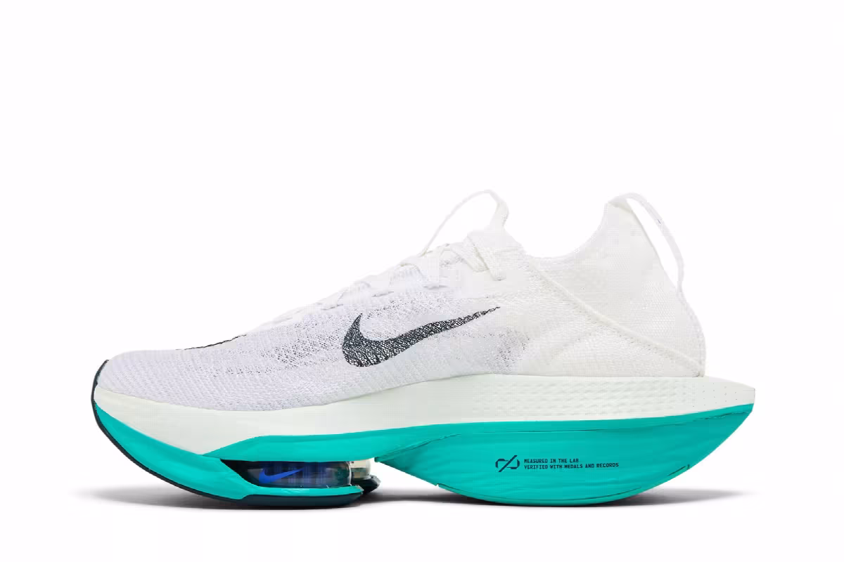 Nike Air Zoom Alphafly NEXT% 2 White Clear Jade, view 4