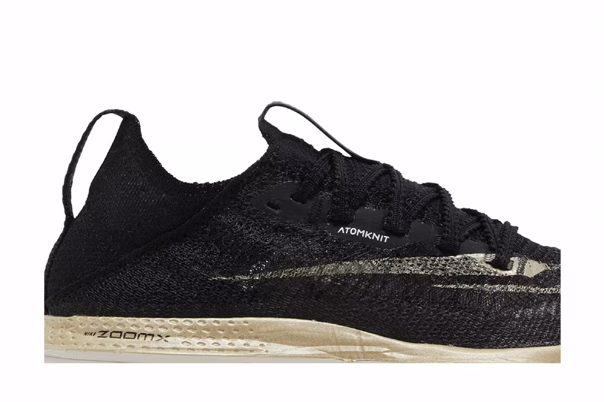 Nike Women's Air Zoom Alphafly NEXT% 2 Black Metallic Gold Grain, view 3