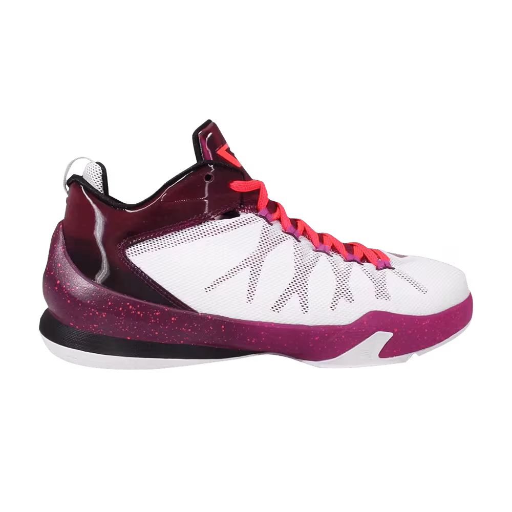 Air Jordan CP3.VIII AE X White Bordeaux Fuchsia Flash