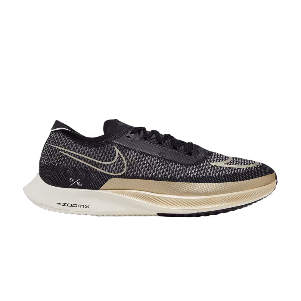 Nike ZoomX Streakfly Black Metallic Gold Grain