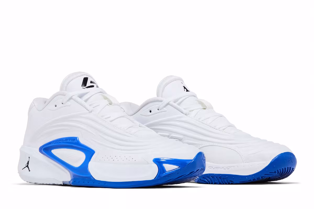 Air Jordan Luka 3 TB White Black Hyper Royal, view 9
