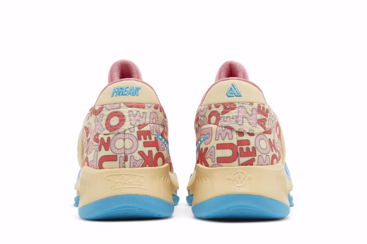 Nike Zoom Freak 4 Letter Bros - Coral, view 7