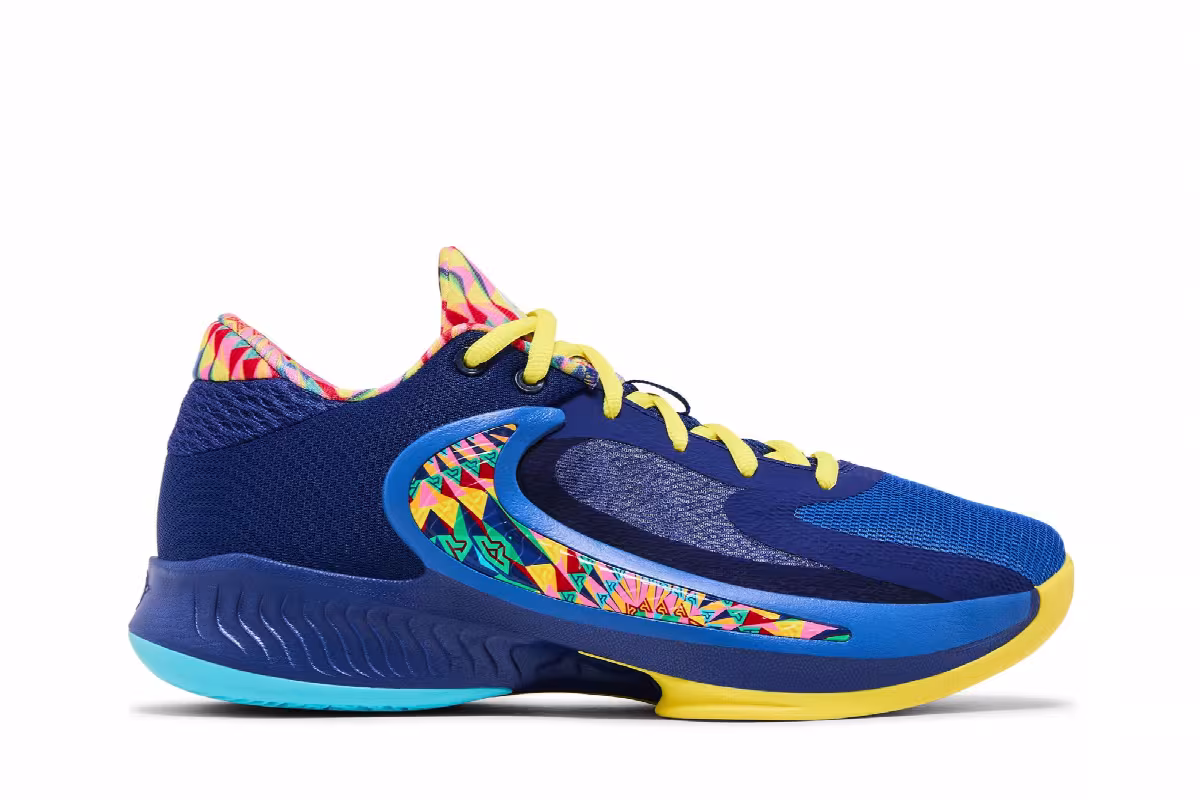 Nike Zoom Freak 4 SE GS Kaleidoscope, view 2