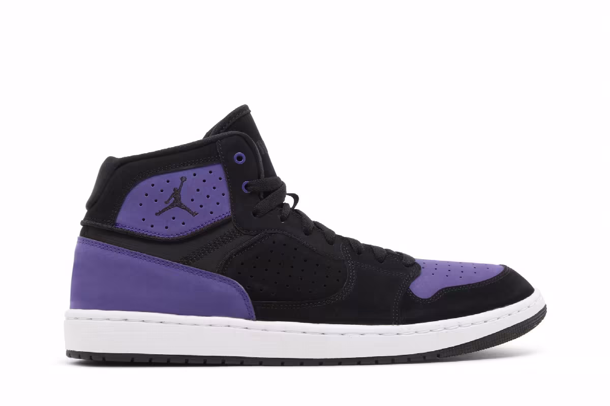 Air Jordan Access Black Court Purple, view 2