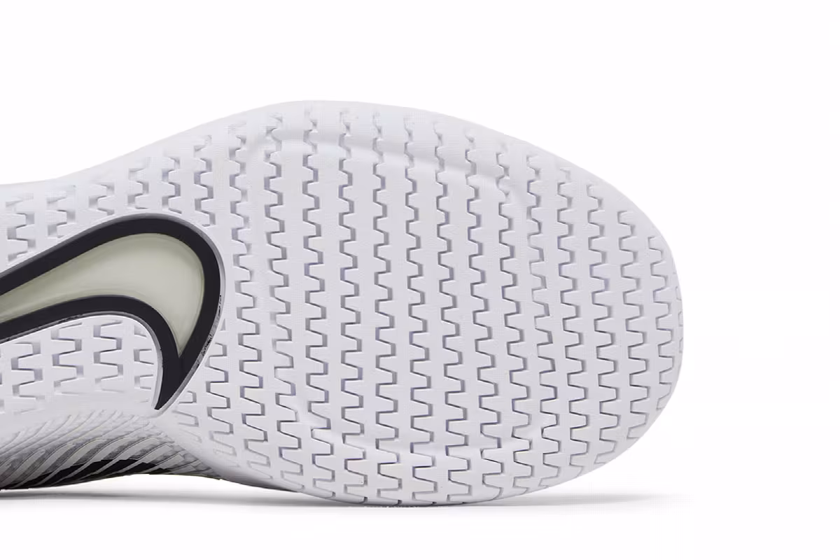 NikeCourt Air Zoom Vapor 11 HC White Black, view 6