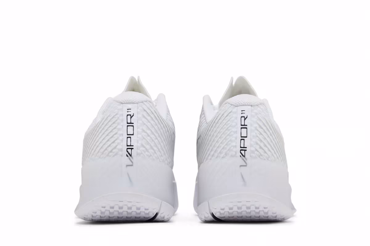 NikeCourt Air Zoom Vapor 11 HC White Black, view 7