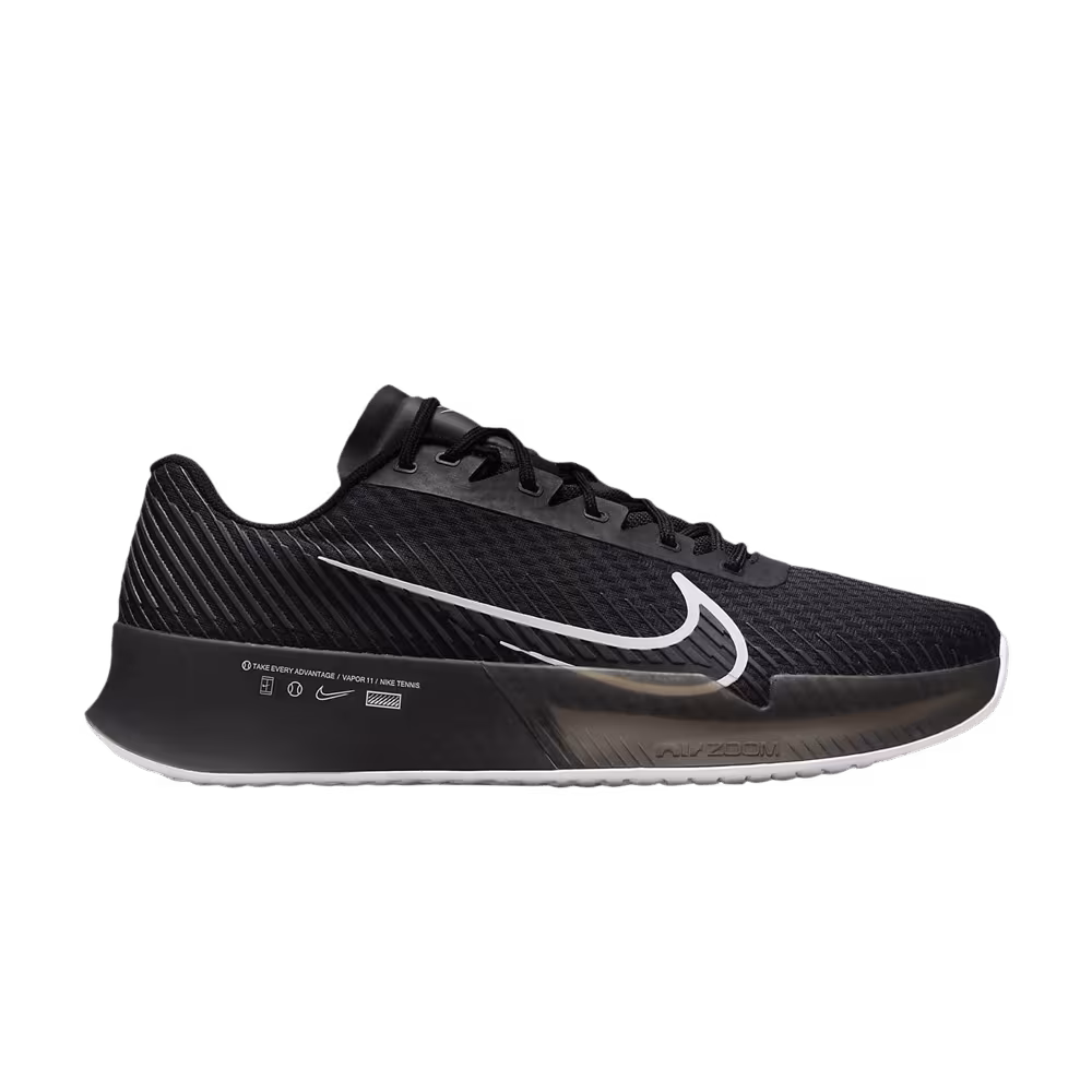 NikeCourt Air Zoom Vapor 11 HC Black White