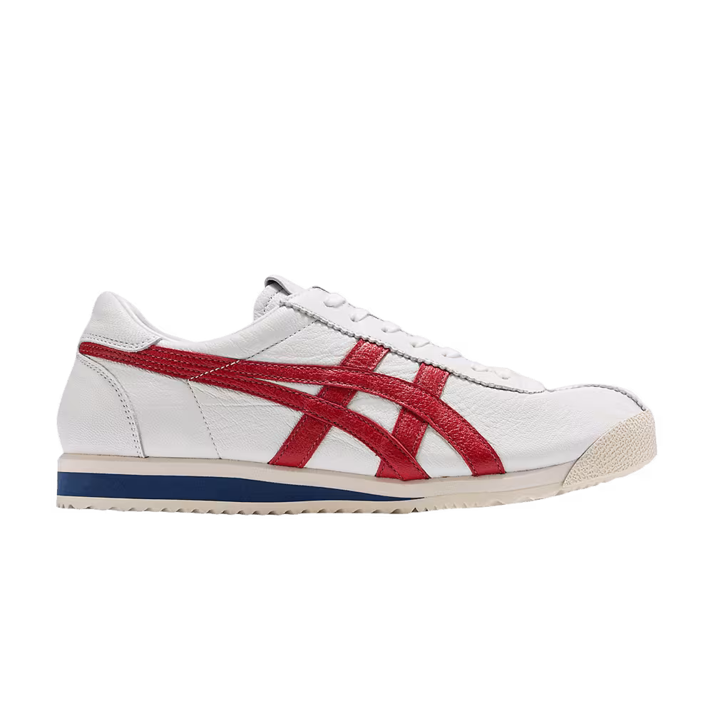 Onitsuka Tiger Women's Tiger Corsair Deluxe White Classic Red