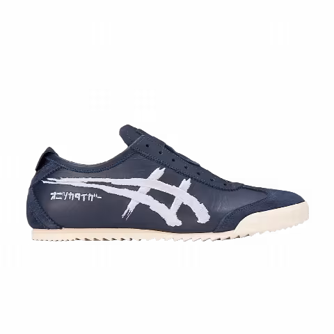 Onitsuka Tiger Wmns Mexico Slip-On Deluxe 'Peacoat Pure Silver'