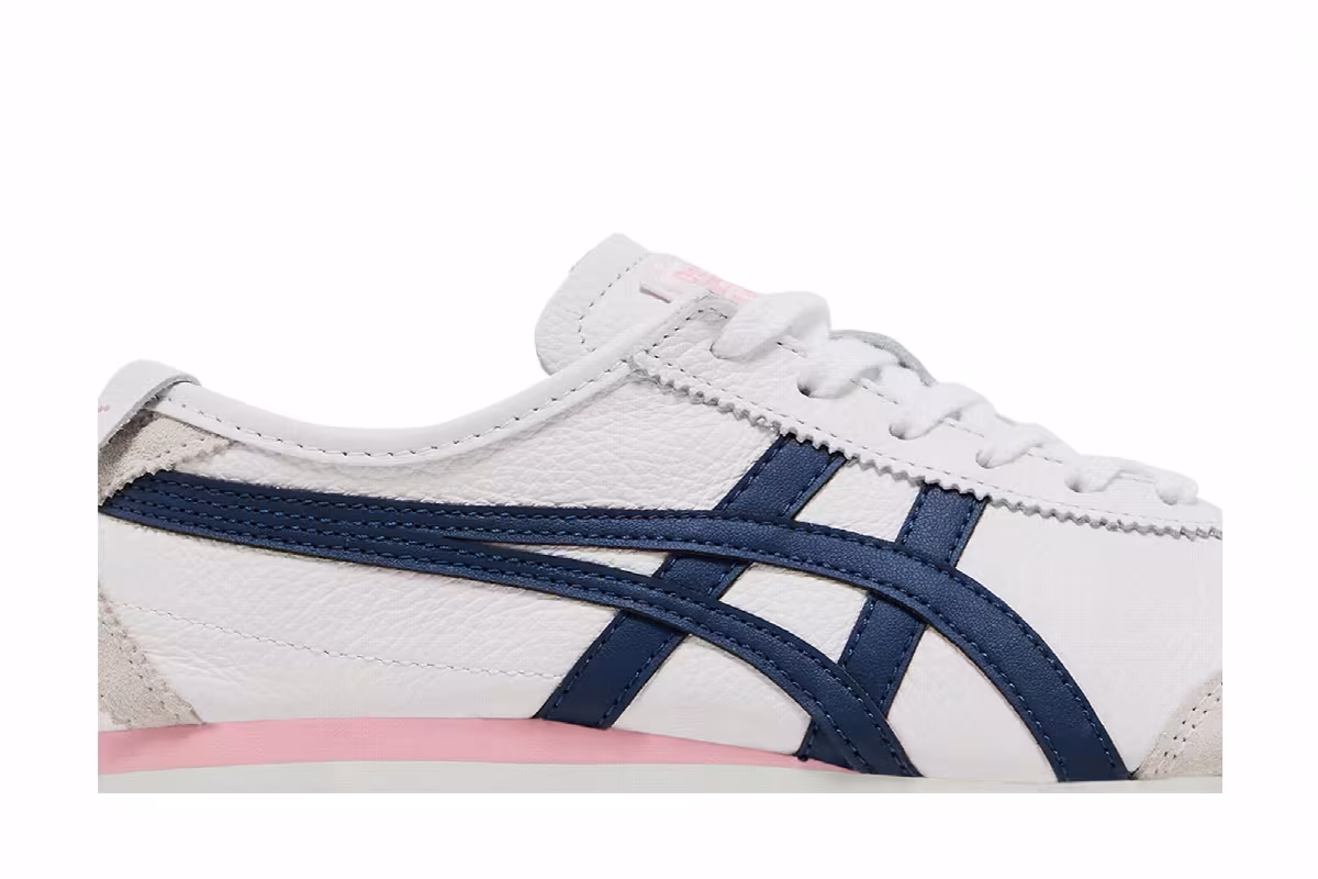 Onitsuka Tiger Women's Mexico 66 White Independence Blue, view 3