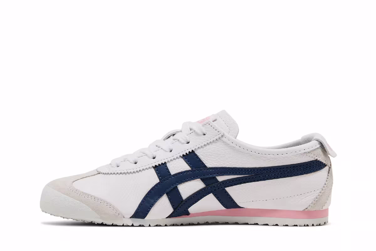 Onitsuka Tiger Women's Mexico 66 White Independence Blue, view 4