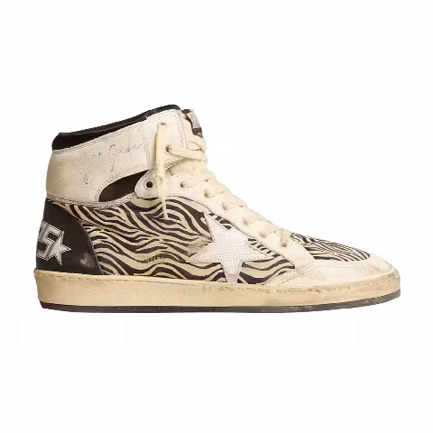 Golden Goose Wmns Sky Star LAB 'Zebra Print'