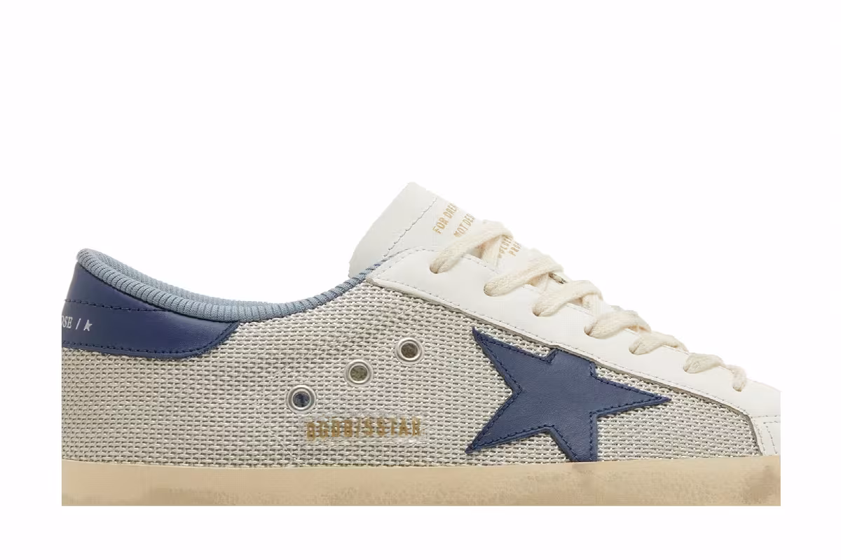 Golden Goose Superstar Light Silver Blue, view 3