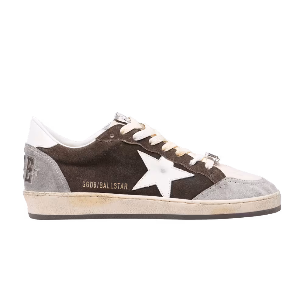 Golden Goose Ball Star Brown Grey White