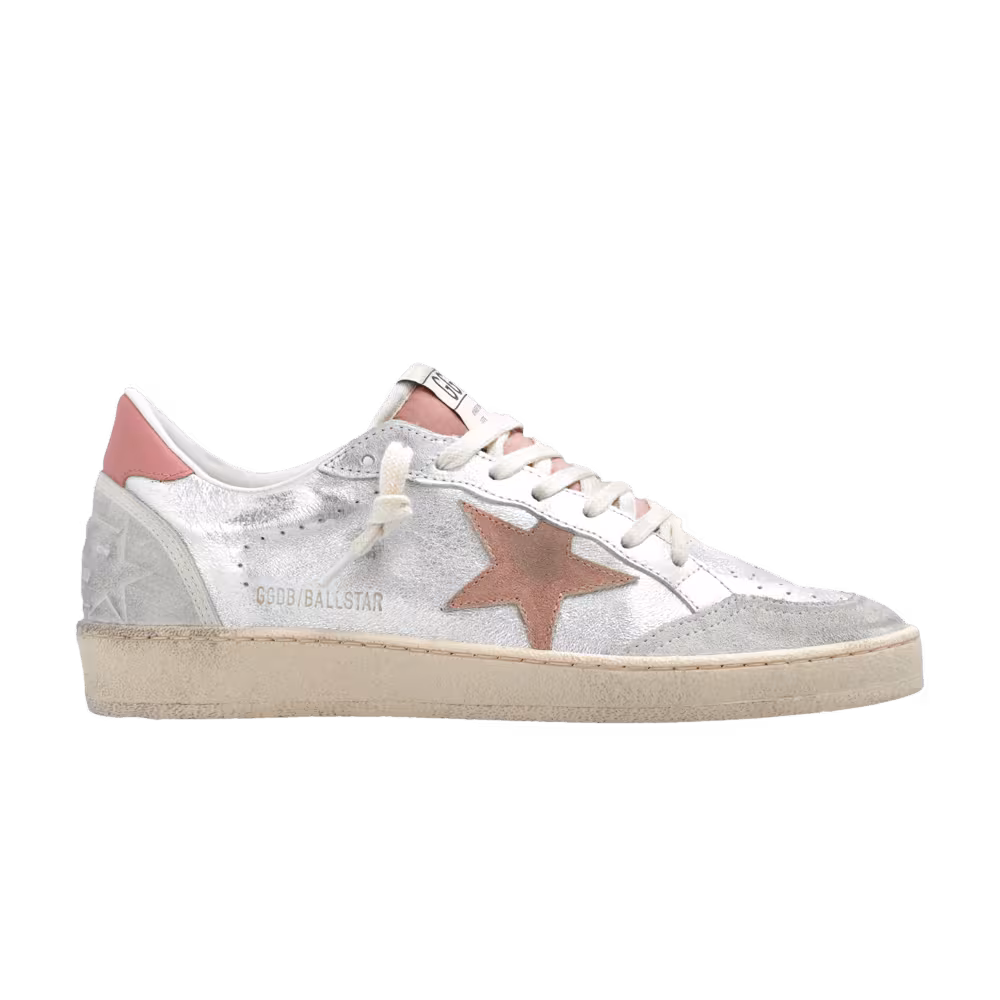 Golden Goose Women's Ball Star Silver Ash Rose Ice