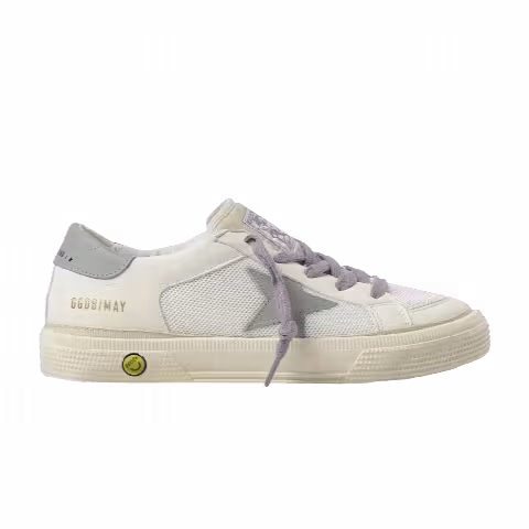 Golden Goose May Kids 'White Grey'