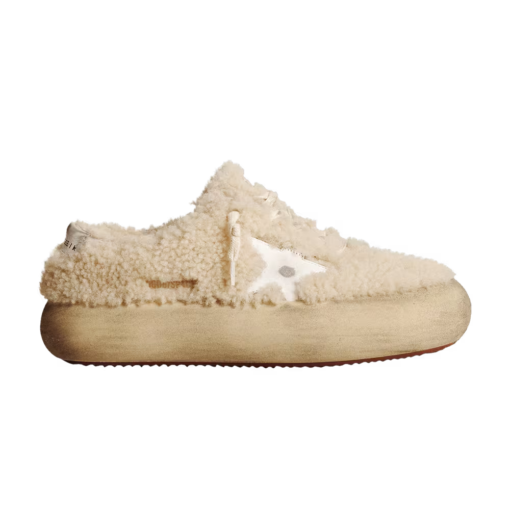 Golden Goose Women's Space Star Beige Shearling