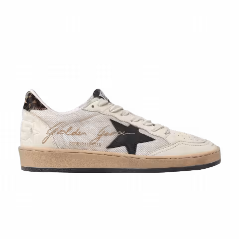 Golden Goose Wmns Ball Star 'Beige Cream Leopard'