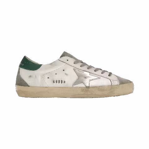 Golden Goose Super Star 'White Silver Green'
