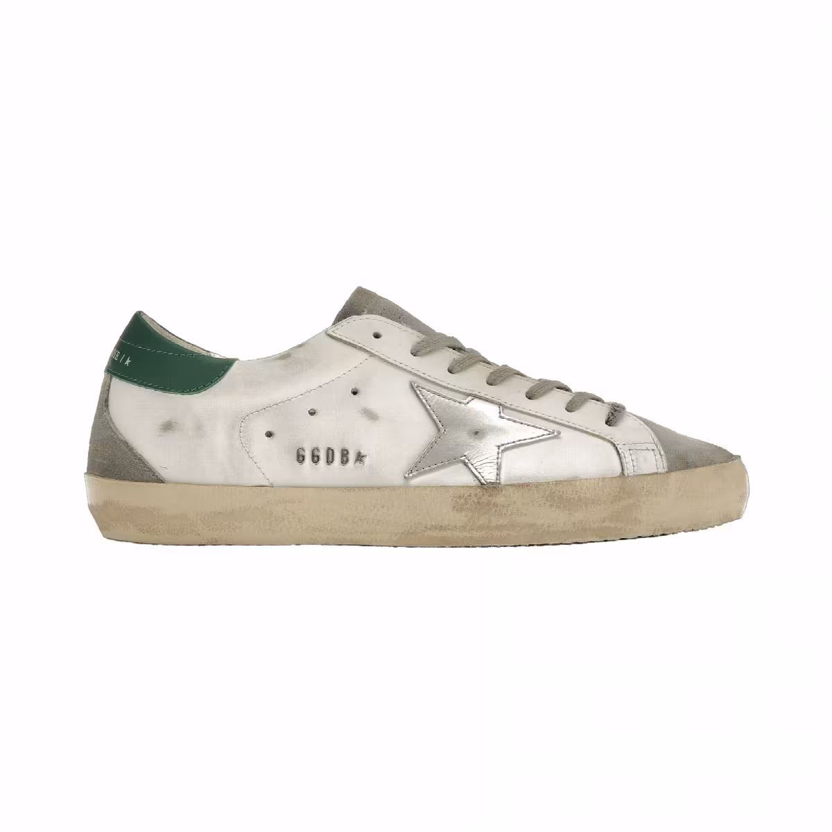 Golden Goose Super Star White Silver Green, view 2