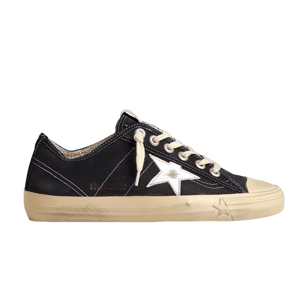 Golden Goose Women's V-Star Navy Silver
