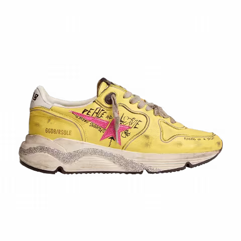 Golden Goose Wmns Running Sole 'Peace & Love'