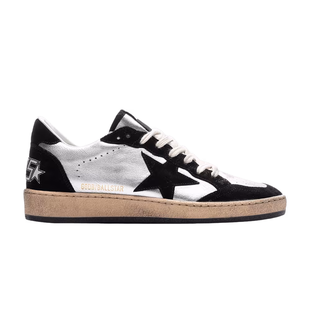 Golden Goose Women's Ball Star Silver Black