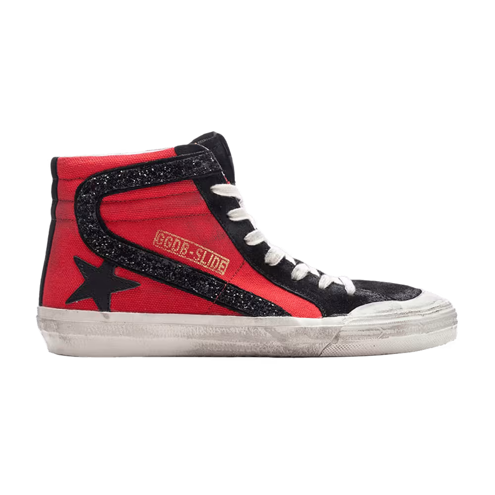 Golden Goose Women's Slide Sneaker Penstar - Red Black