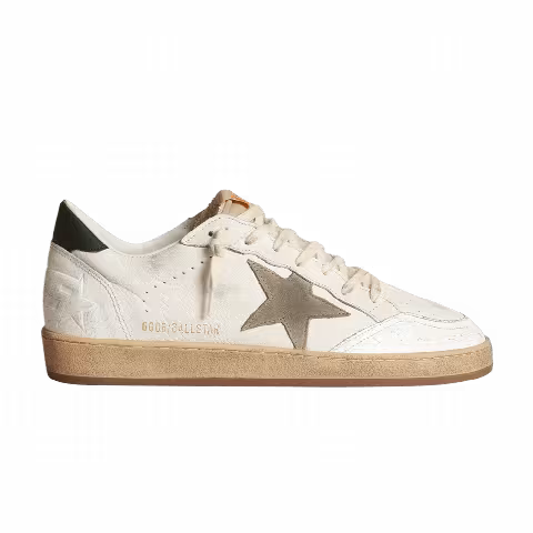 Golden Goose Ball Star 'White Dove Grey Green'
