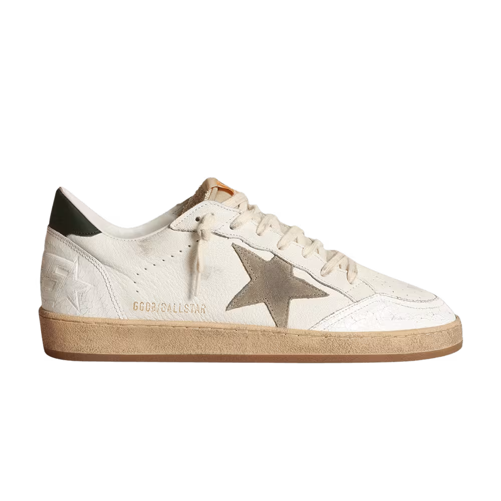 Golden Goose Ball Star White Dove Grey Green