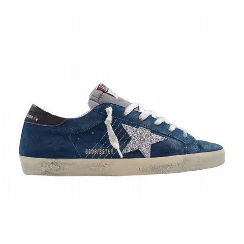 Golden Goose Wmns Superstar 'Dark Blue Glitter'