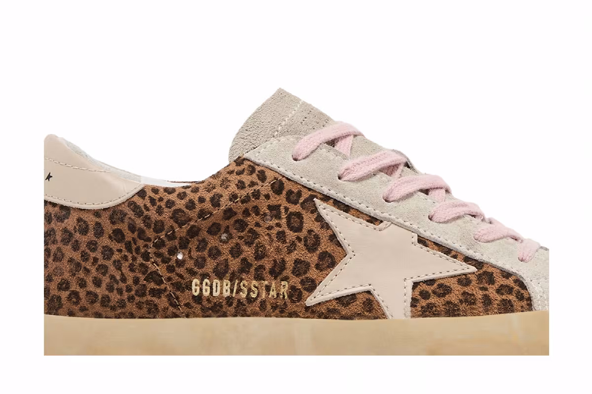 Golden Goose Women's Superstar Leopard Warm Sand, view 3