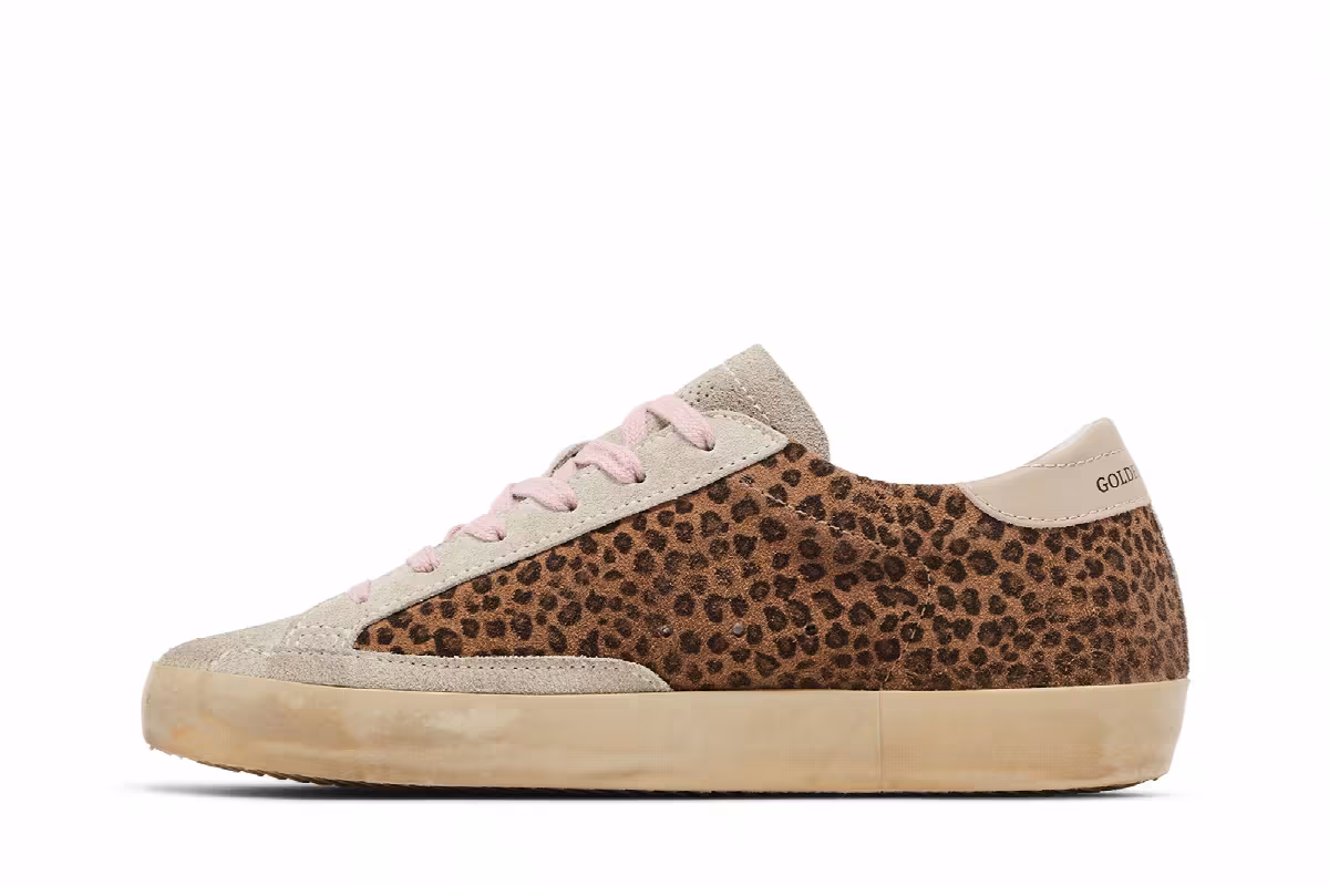 Golden Goose Women's Superstar Leopard Warm Sand, view 4