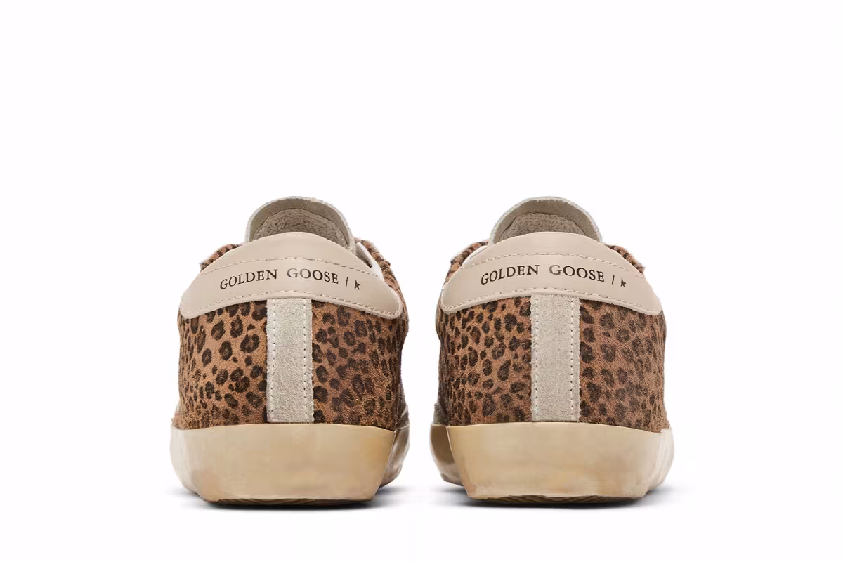 Golden Goose Women's Superstar Leopard Warm Sand, view 7