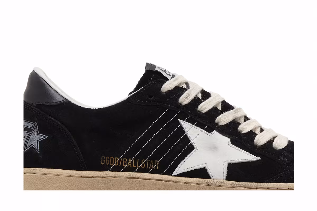 Golden Goose Women's Ball Star Black White, view 3