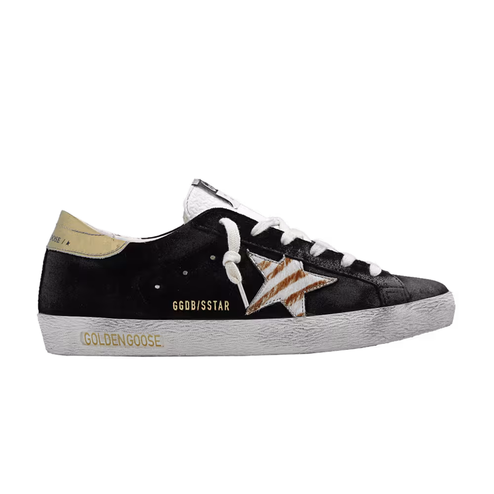 Golden Goose Women's Superstar Black Zebra