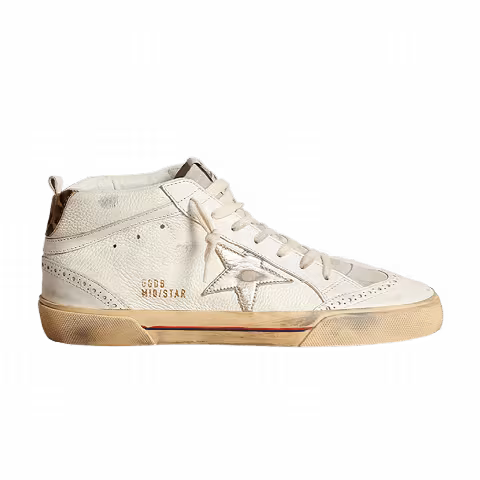 Golden Goose Wmns Mid Star 'Cream Beige'