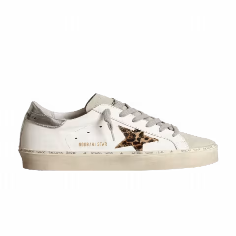 Golden Goose Wmns Hi Star 'White Leopard'