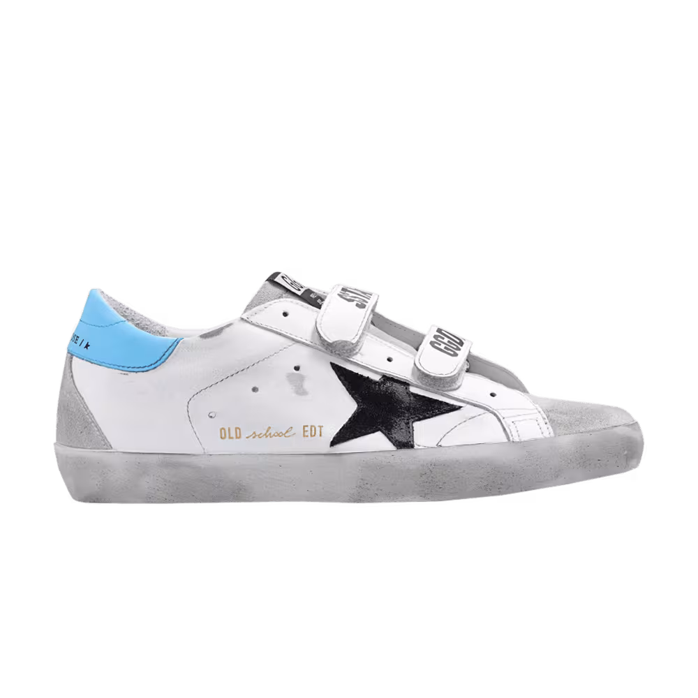 Golden Goose Women's Old School Touch-Strap White Ice