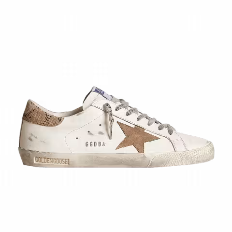 Golden Goose Superstar 'White Tobacco Python'