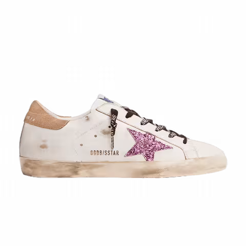 Golden Goose Wmns Superstar 'White Lavender Glitter'