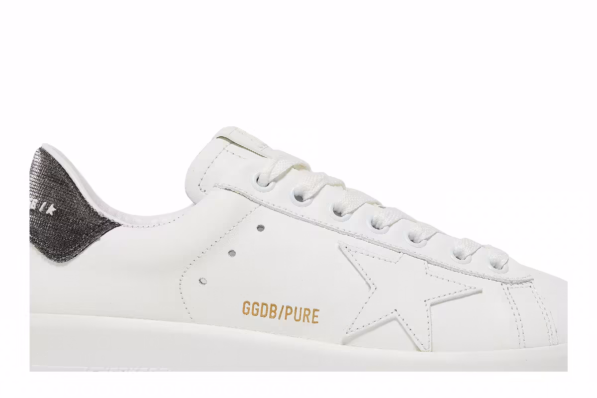 Golden Goose Women's Purestar White Dark Grey, view 3
