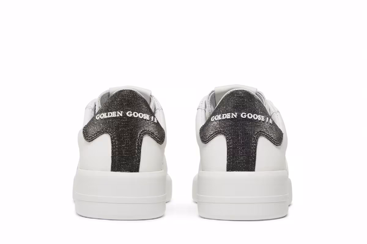 Golden Goose Women's Purestar White Dark Grey, view 7