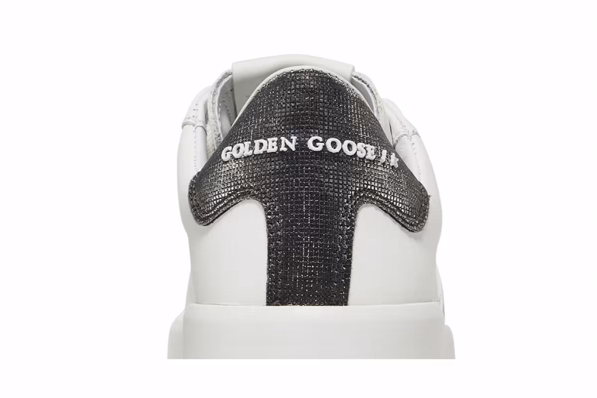 Golden Goose Women's Purestar White Dark Grey, view 8