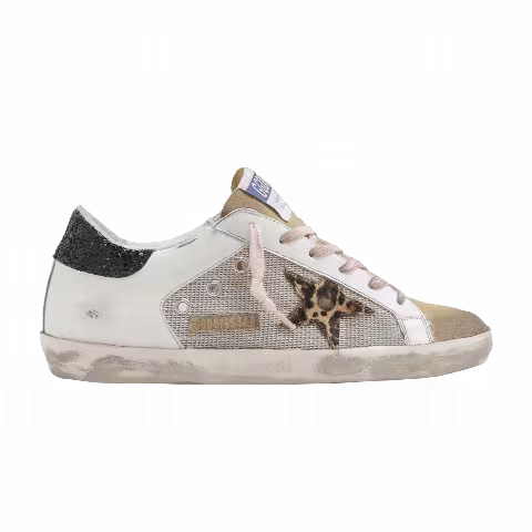 Golden Goose Wmns Superstar 'White Beige Leopard'