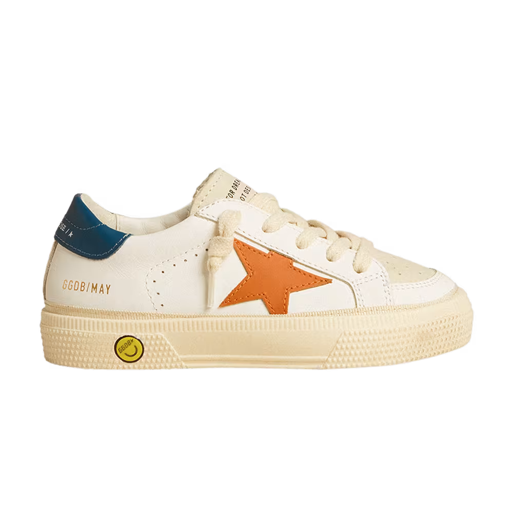 Golden Goose May Kids White Orange Blue